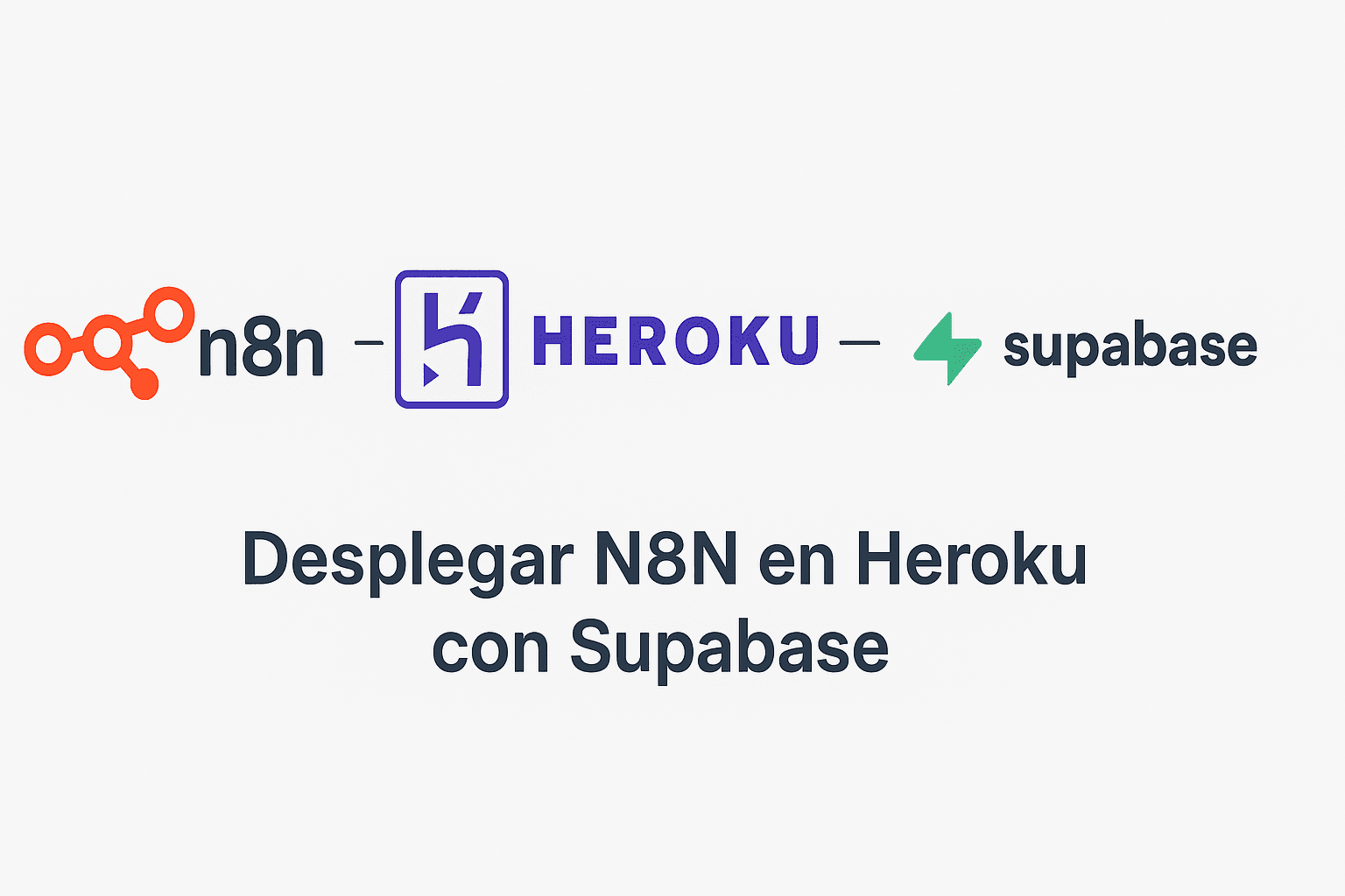 Crea Tus Flujos de Automatización: Despliega Tu Propio Servidor de N8N en Heroku con Persistencia de Datos